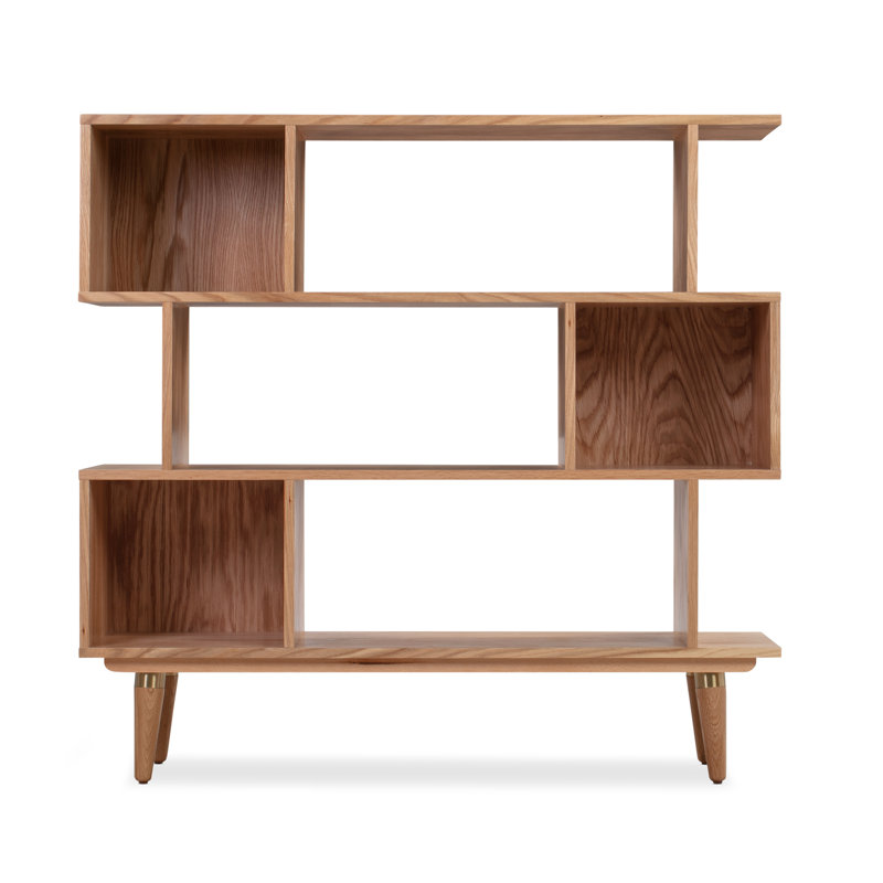 Union Rustic Franke Geometric Bookcase Wayfair